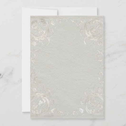 Boho Teddy Bear Neutral Baby Dusche Einladung (Rückseite)