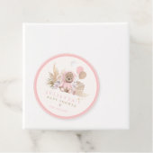 Boho Teddy Bear Pink Teddy Bear Baby Showgeschenk Geschenkanhänger (Beispiel)