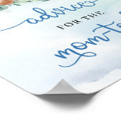 Boho teddy trägt Blumenbeilage für die Mutter, die Poster (Ecke)