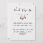 Boho Teepee Baby Dusche Wasserfarbenpfeile einlade Einladung (Rückseite)