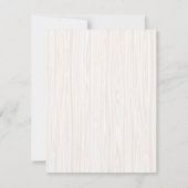 Boho TeePee Baby Shower Einladungen (Rückseite)