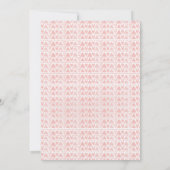 Boho Teepee Wild Einladung zum 1. Geburtstag (Rückseite)