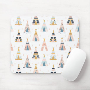Boho teepees mousepad