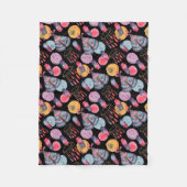 Boho Tent Pattern Fleecedecke (Vorderseite)