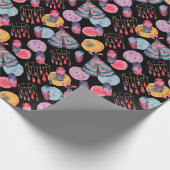 Boho Tent Pattern Geschenkpapier (Ecke)