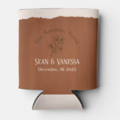 Boho Terra Cotta Wedding Dosenkühler (Vorderseite)