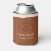 Boho Terra Cotta Wedding Dosenkühler (Kanne Rückseite)