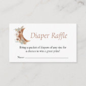 Boho Terracotta Babydusche Windelwanne Begleitkarte (Vorderseite)