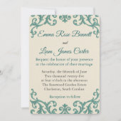 Boho Terracotta Beige Feathers Einladung (Vorderseite)