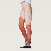 Boho Terracotta Berge, abstraktes Poster. Leggings (Links)