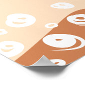 Boho Terracotta Bio Formen Vase Posters Poster (Ecke)