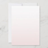 Boho Terracotta & Blush Floral Bridal Shower Einladung (Rückseite)