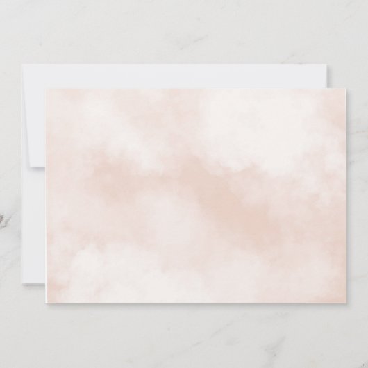 Boho Terracotta Brautparty Save the Date Einladung (Rückseite)