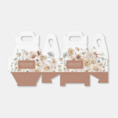 Boho Terracotta Floral Brautparty Geschenkschachtel (Ungefaltet)