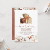 Boho Terracotta Floral Pampas Grass Brautparty