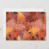 Boho Terracotta Foto Verlobung Ankündigung (Rückseite)