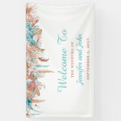 Boho Terracotta Hochzeit mit floraler Wirkung Banner (Vertikal)