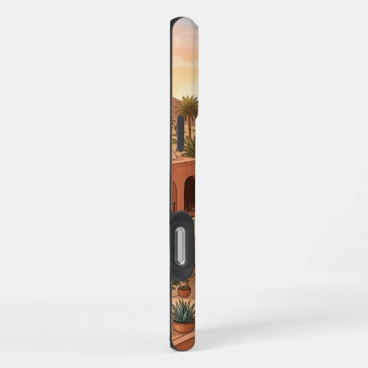 Boho Terracotta iPhone 16 Pro Max Case | Moroccan  Hülle (Rechte Seite)