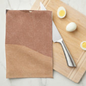 Boho Terracotta Küchentücher (Viertel Falte)