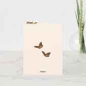 Boho Terracotta Lush Fall Floral Wedding Program (Rückseite)