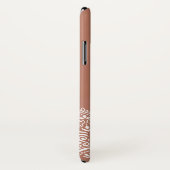 Boho Terracotta Mandala Individuelle Name Case-Mate iPhone Hülle (Hinten/Rechts)