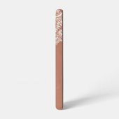 Boho Terracotta Mandala Individuelle Name Samsung Galaxy Hülle (Linke Seite)