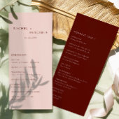 Boho Terracotta Minimal Wedding Ceremony Modern