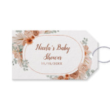 Boho Terracotta Pampas Grass Baby Dusche