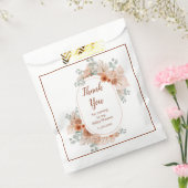 Boho Terracotta Pampas Grass Baby Dusche Geschenktütchen (Versiegelt)