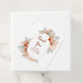 Boho Terracotta Pampas Grass Birthday Geschenkanhänger (Beispiel)