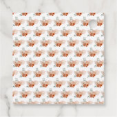 Boho Terracotta Pampas Grass Birthday Geschenkanhänger (Rückseite)