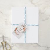 Boho Terracotta Pampas Grass Geschenkanhänger (Mit Garn)