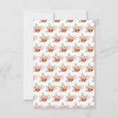 Boho Terracotta Pampas Grass UAWG RSVP Karte (Rückseite)