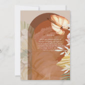 BOHO Terracotta Pampas Grass Wedding (Rückseite)