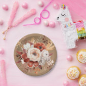 Boho Terracotta Party Pappteller (Party)