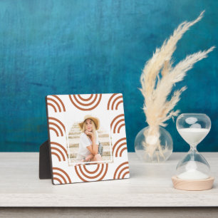 Boho Terracotta Rainbow Foto Fotoplatte