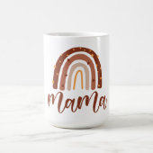 Boho Terracotta Rainbow Mama Kaffeetasse (Mittel)