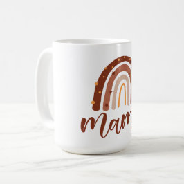 Boho Terracotta Rainbow Mama Kaffeetasse