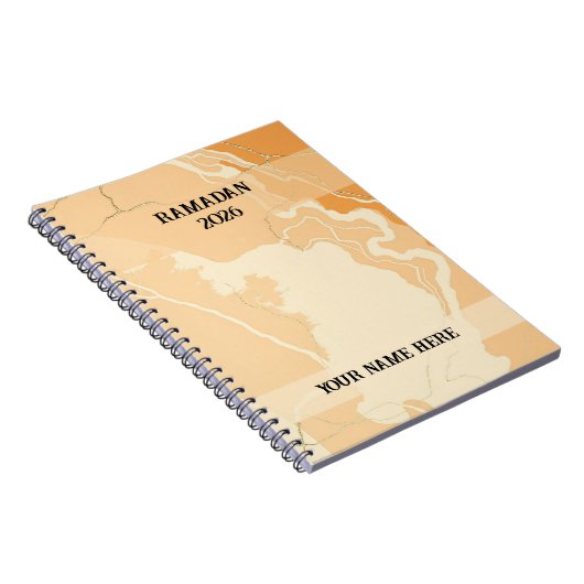 Boho Terracotta Ramadan Notizblock (Rechte Seite)