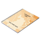 Boho Terracotta Ramadan Notizblock (Linke Seite)