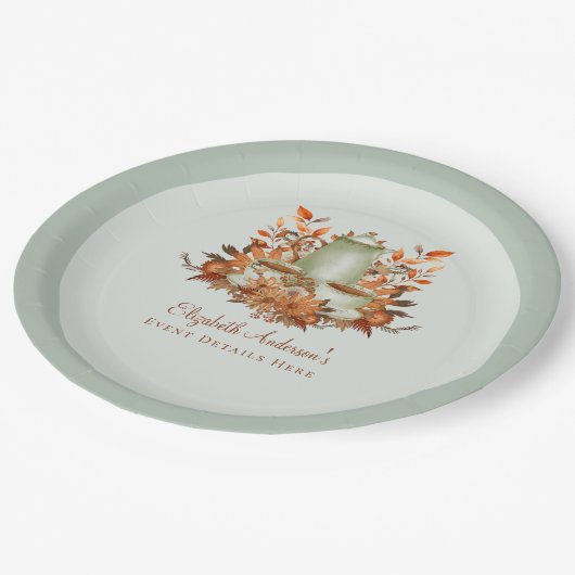 Boho Terracotta Sage Teatro Party Parco Civico-Cia Pappteller (Schrägansicht)