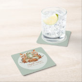 Boho Terracotta Sage Teatro Party Parco Civico-Cia Rechteckiger Pappuntersetzer (Vor Ort)