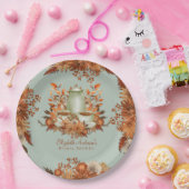 Boho Terracotta Sage Tee Party Abendessen Geschirr Pappteller (Party)