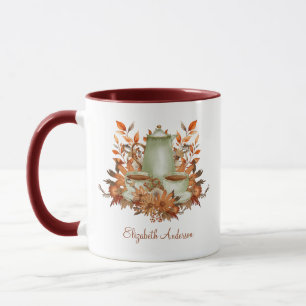 Boho Terracotta Sage Tee Party Florenz Tasse