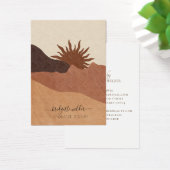 Boho Terracotta Sand Abstrakt Earring Display Card (Schreibtisch)