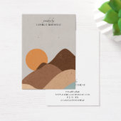 Boho Terracotta Sand Abstrakt Earring Display Card (Schreibtisch)