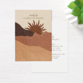 Boho Terracotta Sand Abstrakt Earring Display Card (Schreibtisch)