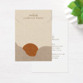 Boho Terracotta Sand Abstrakte Nekklace Display (Schreibtisch)