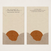 Boho Terracotta Sand Abstrakte Nekklace Display (Vorne & Hinten)