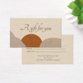 Boho Terracotta Sand Sun Abstraktes Geschenk (Schreibtisch)